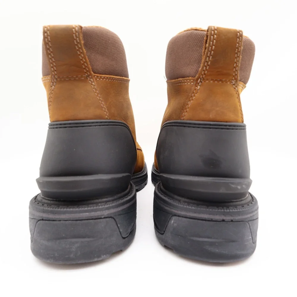 Carhartt Modern Ironwood Work Boots Mens 12 M Brown Leather Alloy Toe NWT